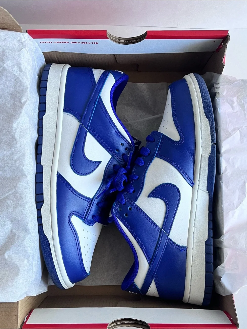 Royal Blue Nike Dunks Sneakers 6y